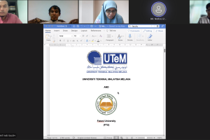 ประชุมหาหรือเพื่อทำบันทึกข้อตกลงความร่วมมือทางวิชาการ (MoU) ระหว่างมหาวิทยาลัยฟาฏอนี กับ Universiti Teknikal Malaysia Melaka (UTeM)